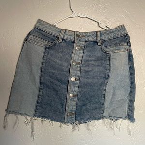 Pacsun Button Mini Skirt